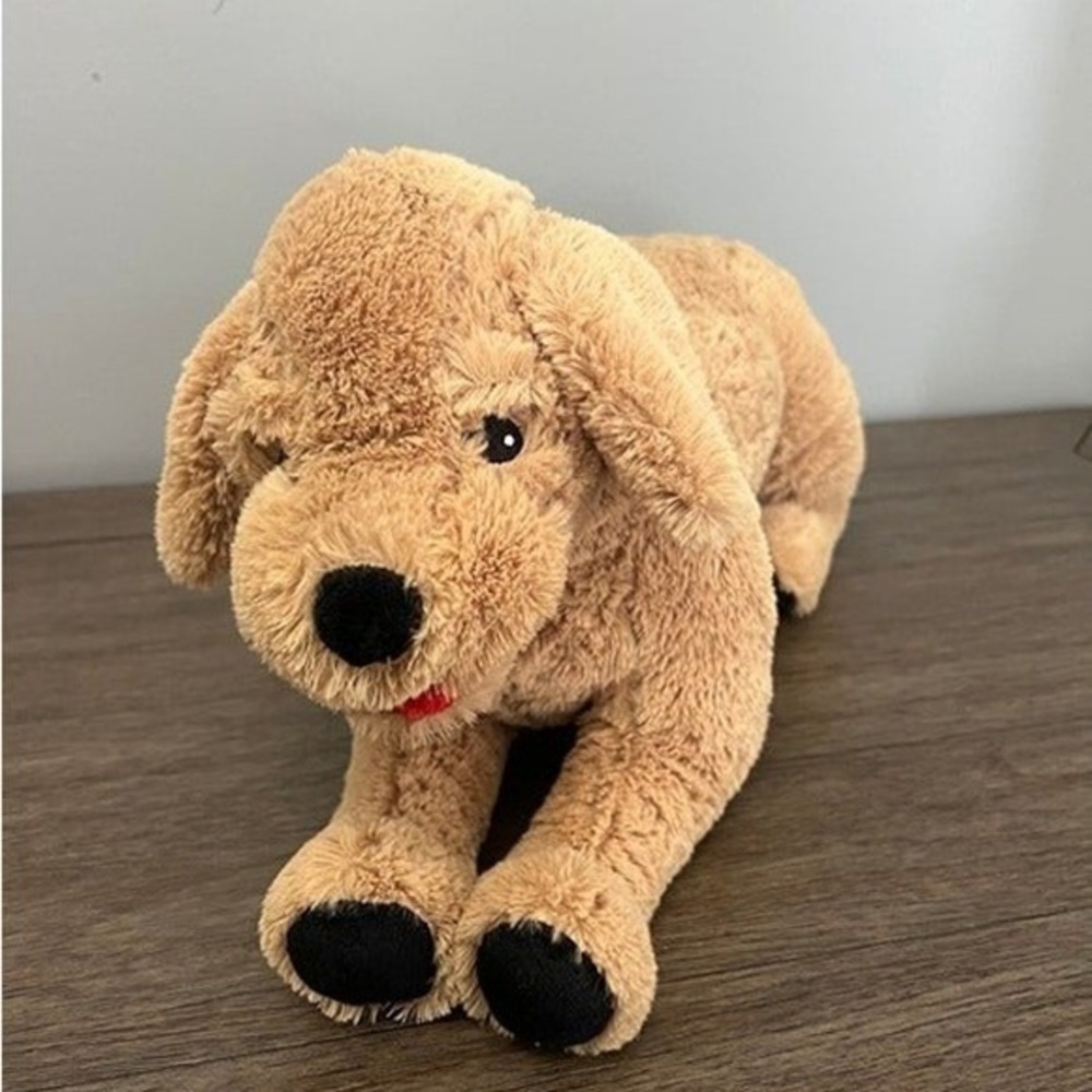 LotFancy Toys Golden Retriever Dog Plush Stuffed Animal Tan Puppy Large
